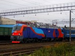 ЭП20-001 с вагоном лабораторией и ЧС4Т-448