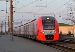 Электропоезд ЭС1-020 на станции Орша-Центральная
