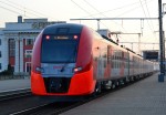 Электропоезд ЭС1-020 на станции Орша-Центральная