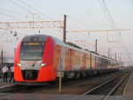 Электропоезд ЭС1-020 на станции Орша-Центральная