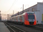 Электропоезд ЭС1-020 отправился со станции Орша-Центральная