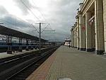станция Брест-Центральный: Вид с 1-й платформы Московской стороны в сторону границы