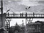 станция Кемь: Старый пешеходный мост, начало 70-ых гг