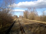 Разъезд Пугачёво (вид в сторону примыкания к Минскому ходу)