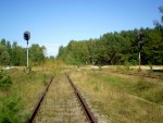 Светофоры М35, М37 и НМ23 перед разъездом Пугачёво