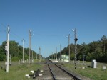 Вид остановочного пункта в сторону Добруша