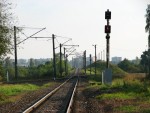 Входной светофор НВI и начало Северного обхода