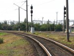 Входные светофоры Н10 и Н5А (вид со стороны Орши-Вост.)