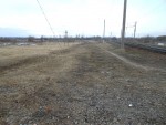 Насыпь подъезного пути на шпалопропиточный завод