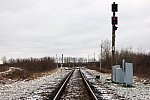 Входной светофор ЧЛ со стороны Лепеля